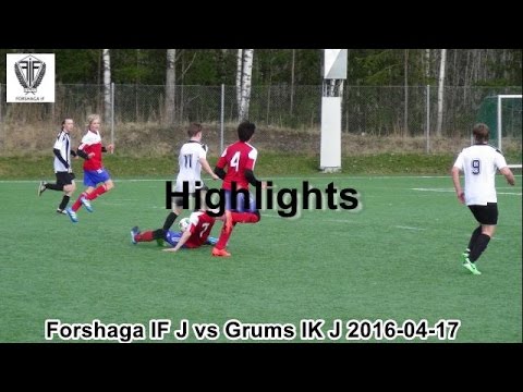 Highlights Forshaga IF J vs Grums IK J 2016-04-17