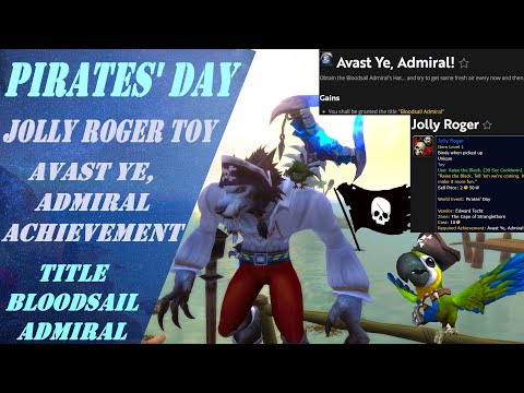Jolly Roger Toy | Avast Ye, Admiral Achievement | Avast Ye, Admiral Quest |  Title Bloodsail Admiral
