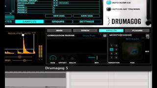 Video thumbnail for Drumagog 5 Platinum Morph|Engine and Convolution Reverb by WaveMachine Labs