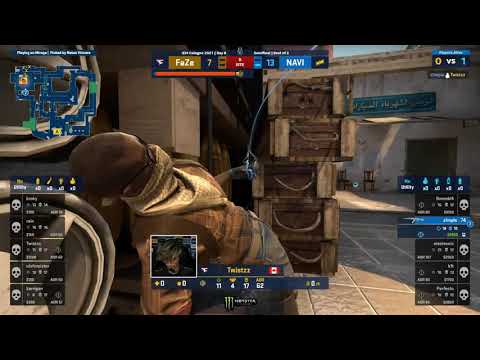 Faze Twistzz 1v3 Clutch VS NaVi | CSGO Best Moments | CSGO Highlights