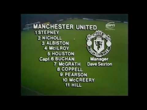 Manchester Utd v Porto European C/Winners Cup 2nd Rd 2nd Leg 02-11-1977