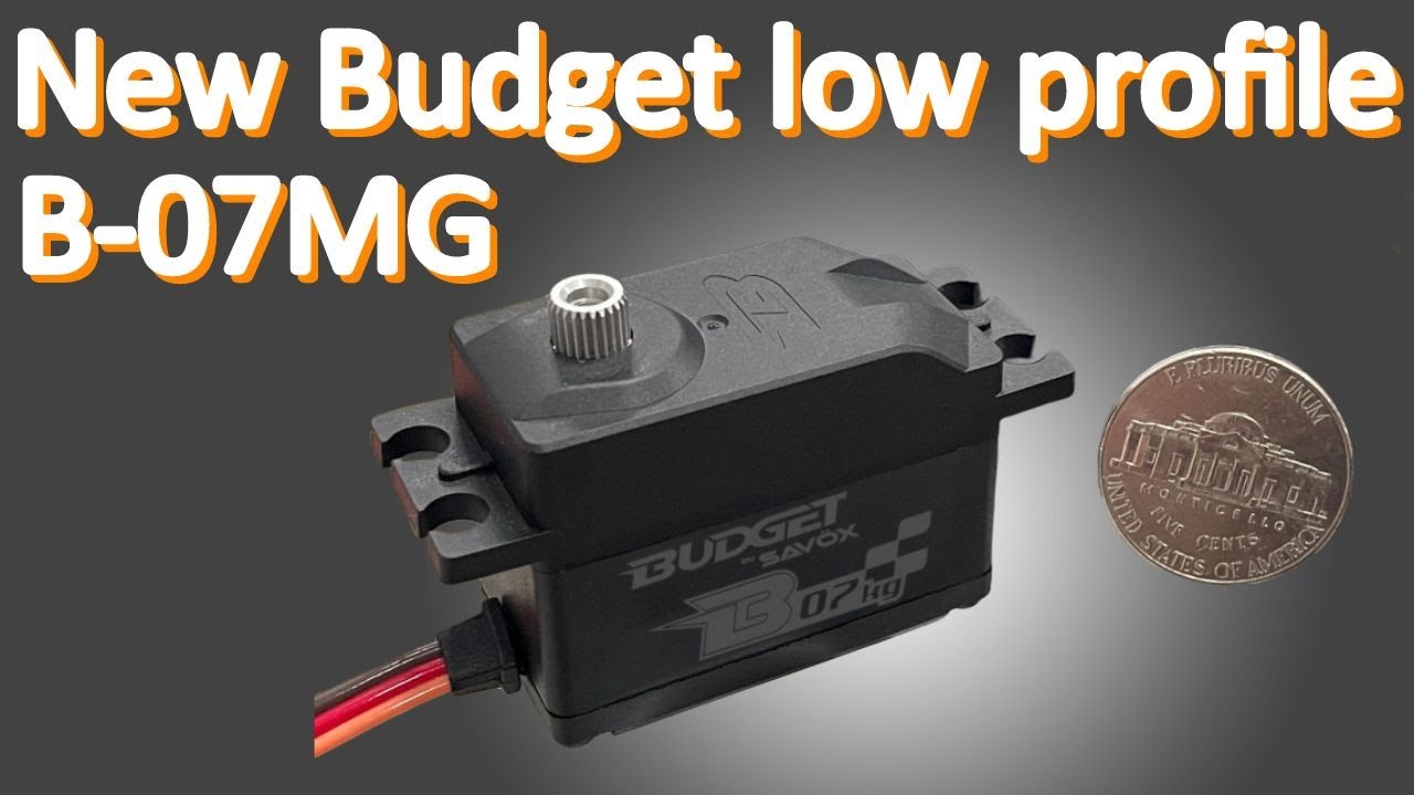 B-07MG ANALOG Low Profile servo (7kg-0,15s/60°)