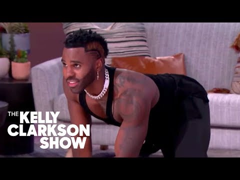 Jason Derulo Gives Cat Acting Lessons To Nicole Byer And Kelly Clarkson