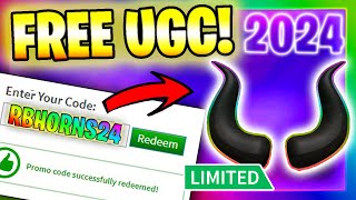 NEW FREE LIMITED UGC in Roblox!? Free Items in February