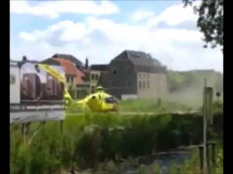 Traumahelikopter inzet bij zorgcentrum Gouwestein Van Bergen IJzendoornpark Gouda - 112HM