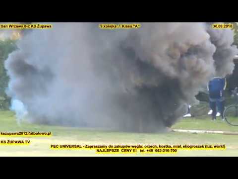 Skrót meczu: San Wrzawy - KS Żupawa (30.09.2018) Klasa "A"