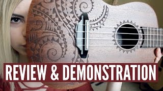 Video thumbnail for The Ukulele That I Play - Luna Tattoo Concert Ukulele Review by Elise Ecklund