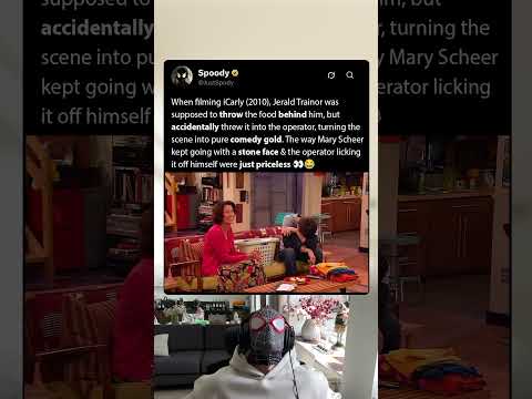 During the filming of iCarly (2010), Jerald Trainor wasn't ready for this