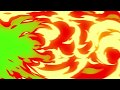Green Screen Transition Animated Fire