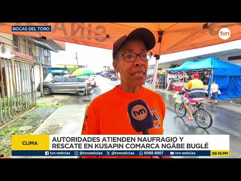 Embarcación sufre naufragio en Kusapín