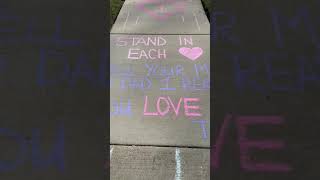 Sidewalk Chalk Obstacle Course