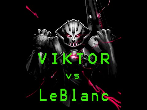 Reworked Viktor vs LeBlanc mid, full-length match with commentary