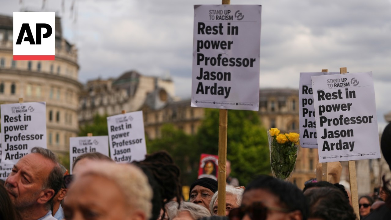 Video: Family issues statement at Trafalgar Square vigil for Jason Arday