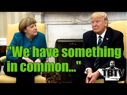 Donald Trump's Obama Wiretapping Moment With Angela Merkel