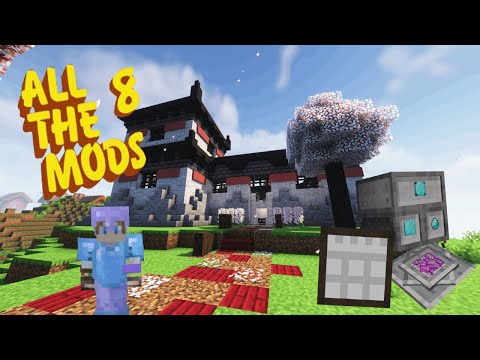 All The Mods 8 Ep2 EPIC New Base and Smart Storage!