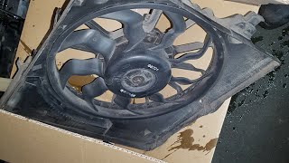 Chevrolet spark a/c condenser. coolant fan replacement