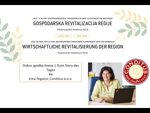 Dobra zgodba dneva | Story des Tages - Ema Pogačar, Conditus