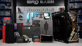 「BRO」I Built a $21,000 RTX 5090 Custom Watercooled PC in the ROG Hyperion! 😱