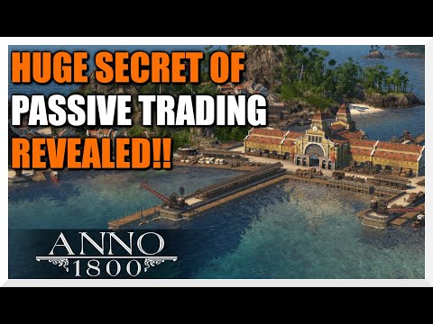 Passive Trading HIDDEN AI STOCKS!! - Anno 1800 Trade Tricks & Tips