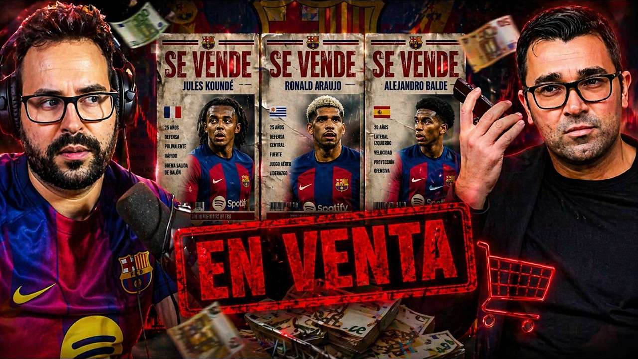 🚨¡FILTRADA! PRIMERA LISTA de JUGADORES a la VENTA del BARÇA - KOUNDÉ, ARAUJO y BALDE ¡Los DETALLES!