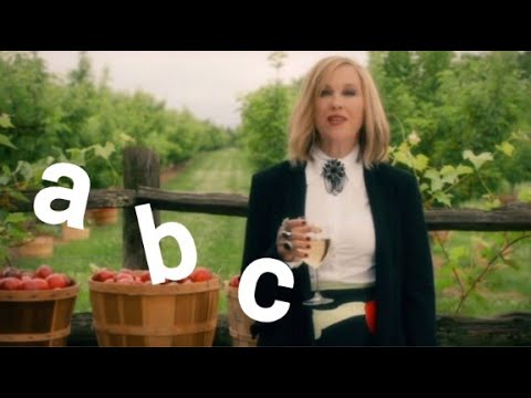 Learn the alphabet with Moira Rose