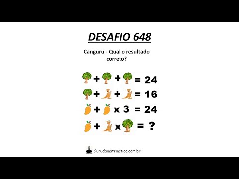 DESAFIO 648 - CANGURU - QUAL O RESULTADO CORRETO?