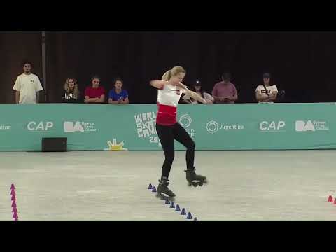 Final Freestyle Slalom Battle Woman - World Skate Games 2022 Argentina Prt 1