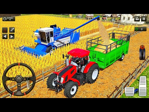 New Tractor Games 2025 - Modern Farm Tractor Driving Games - Farming Tractor 3D - Android Gameplay