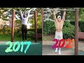 2017to2021 턱걸이 머슬업에 미친남자의 변화