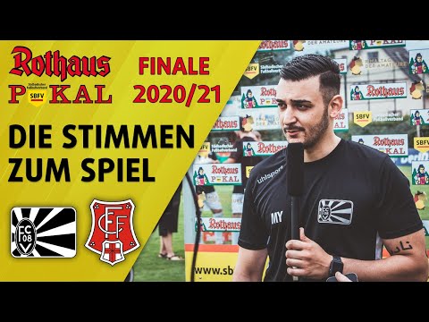 STIMMEN ZUM SPIEL: Nach dem SBFV-Rothaus-Pokalfinale 2020/21 FC 08 Villingen - Freiburger FC (5:1)