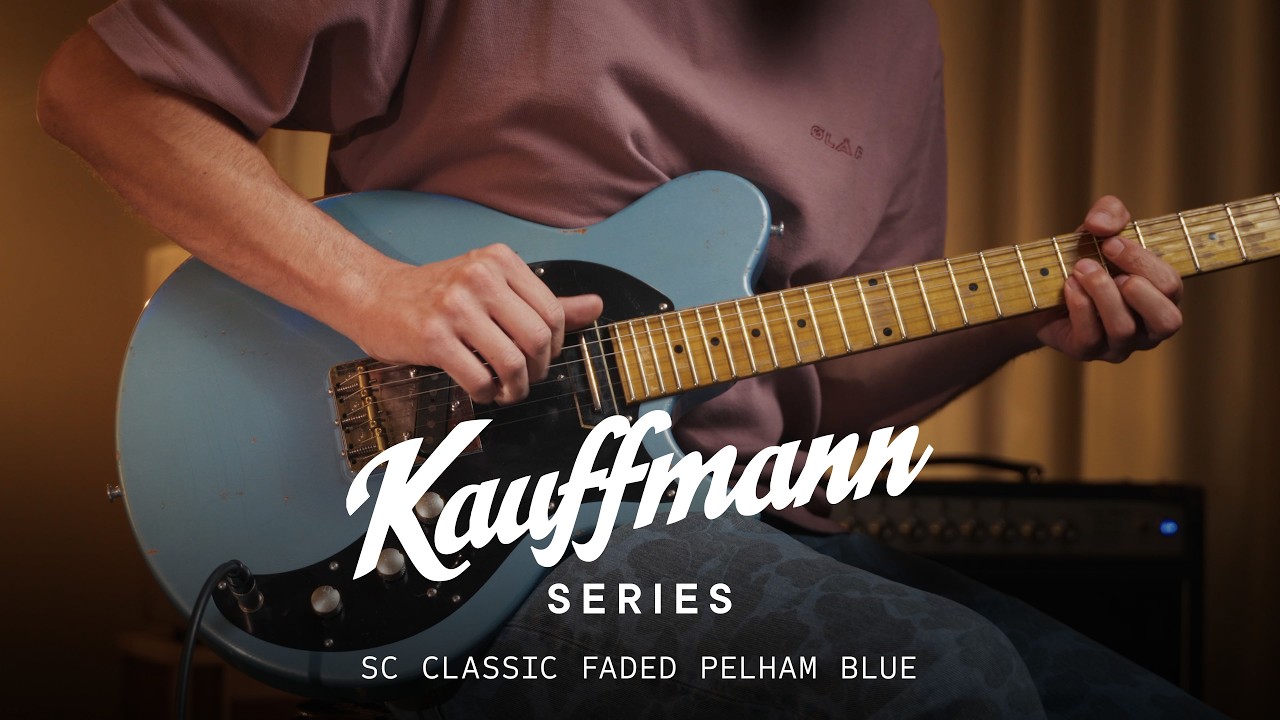 Eastman Kauffmann Single Cut Classic | Faded Pelham Blue with Medium Relic - YouTube
