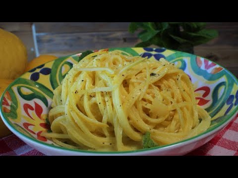 TAGLIOLINI AL LIMONE ricetta tagliolini al limone SENZA PANNA pasta al limone