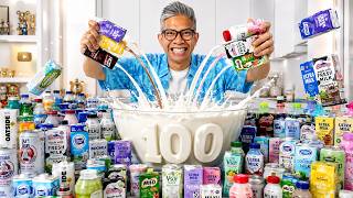 Download lagu MIXING 100 DIFFERENT MILK DRINKS mp3