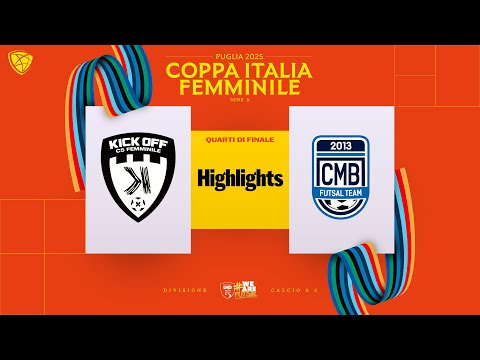 Kick Off-CMB Futsal 5-3 | Coppa Italia Serie A Fabless 24/25 | Quarti di finale | Highlights