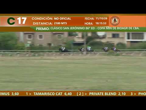 Clásico San Jerónimo - Hipódromo de Córdoba - 11/10/2026 - Ganador: Private Blend