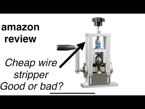 "SCRAP COPPER" Amazon wire stripper review