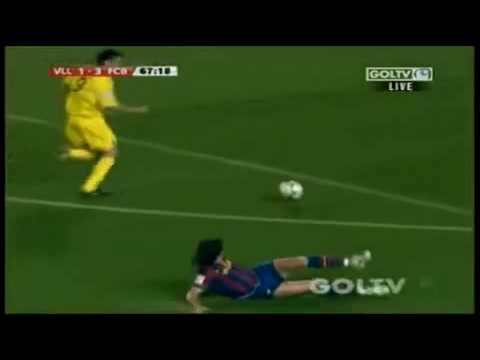 Villarreal 1-3 FC Barcelona Goal Llorente (1.05.10)