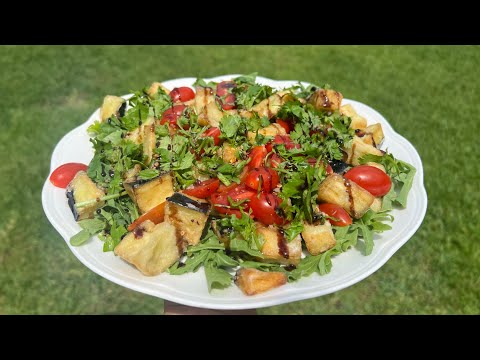 Crispy Eggplant Salad