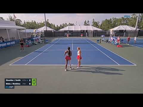 Diana Shnaider/Alana Smith v Angelica Blake/Alexis Blokhina - STAN v NCSU - 19.5.23