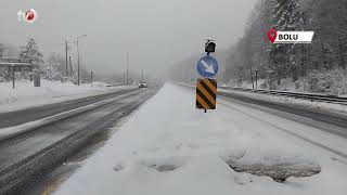Bolu Dağı’nda Kar Yağışı
