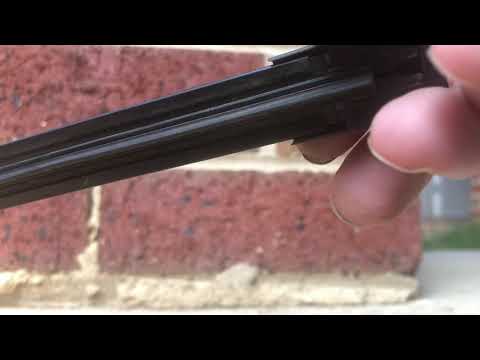 How to replace Bosch Aero Twin wiper rubber refill blade BMW X5