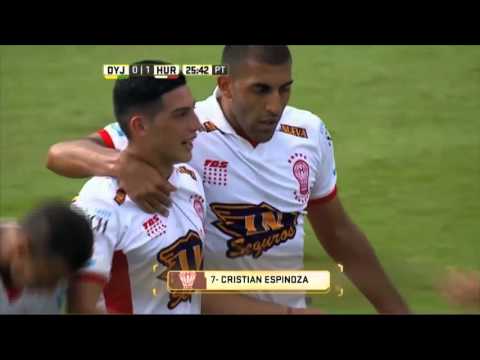 Gol de Espinoza. Defensa 0 - Huracán 1. Fecha 7. Primera División 2016