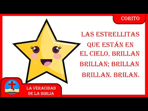 Las estrellitas que están el cielo, brillan, brillan; brillan, brillan, brillan.