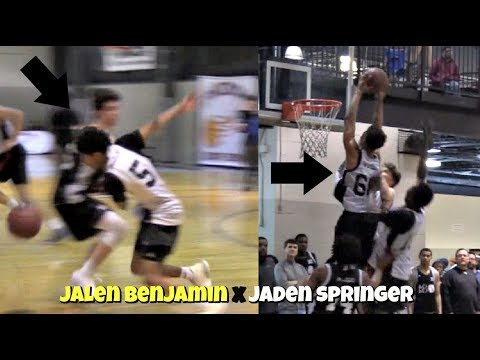Jalen Benjamin & Jaden Springer MAKE IT LOOK EASY! 55 Point Blowout