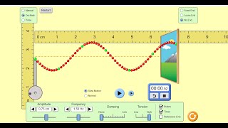 Measuring the speed of a wave -Virtual lab
