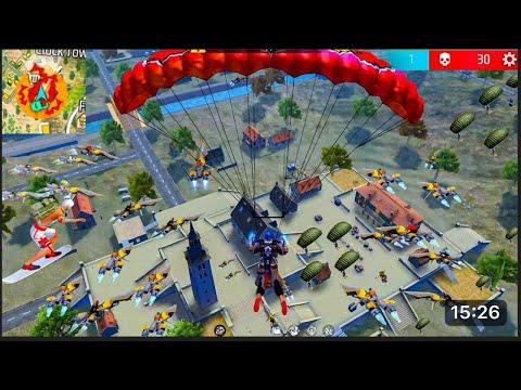 Solo vs Squad 2 Kar98k 23 Kill OverPower Gameplay - Garena Free Fire- Total Gaming