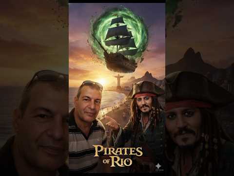 Piratas do Caribe Invadem o Rio de Janeiro! (Jack Sparrow na Praia de Copacabana)