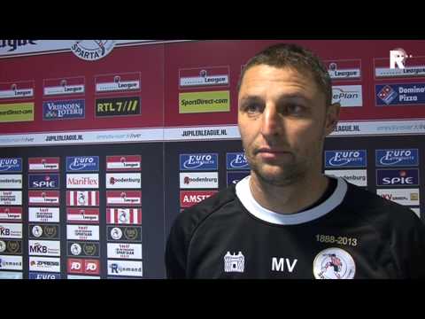 Sparta-trainer Michel Vonk na overwinning op FC Volendam