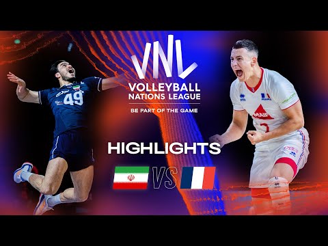 🇮🇷 IRI vs. 🇫🇷 FRA - Highlights Week 3 | Men's VNL 2023