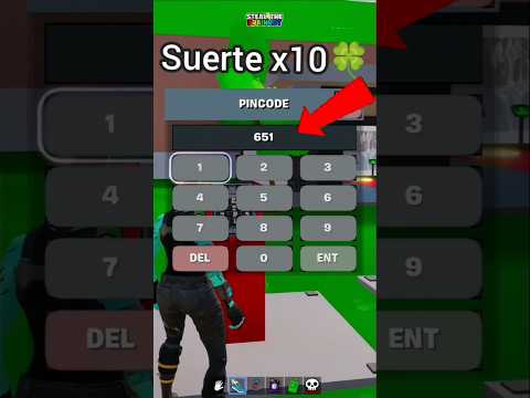 🎯 ¡Este CÓDIGO de Steal The Brainrot te da SUERTE en Fortnite! 🍀🔥#fortnite #shorts